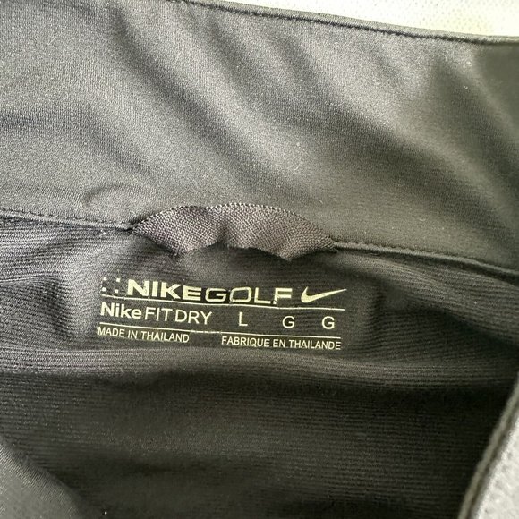 Men's Nike GOLF Fit Dry Quarter 1/4 Zip Pullover Long Sleeve Sweatshirt Shirt - Picture 8 of 8